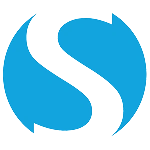 S icon in company logo